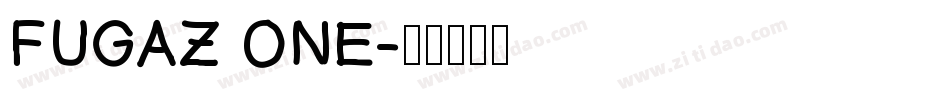 FUGAZ ONE字体转换